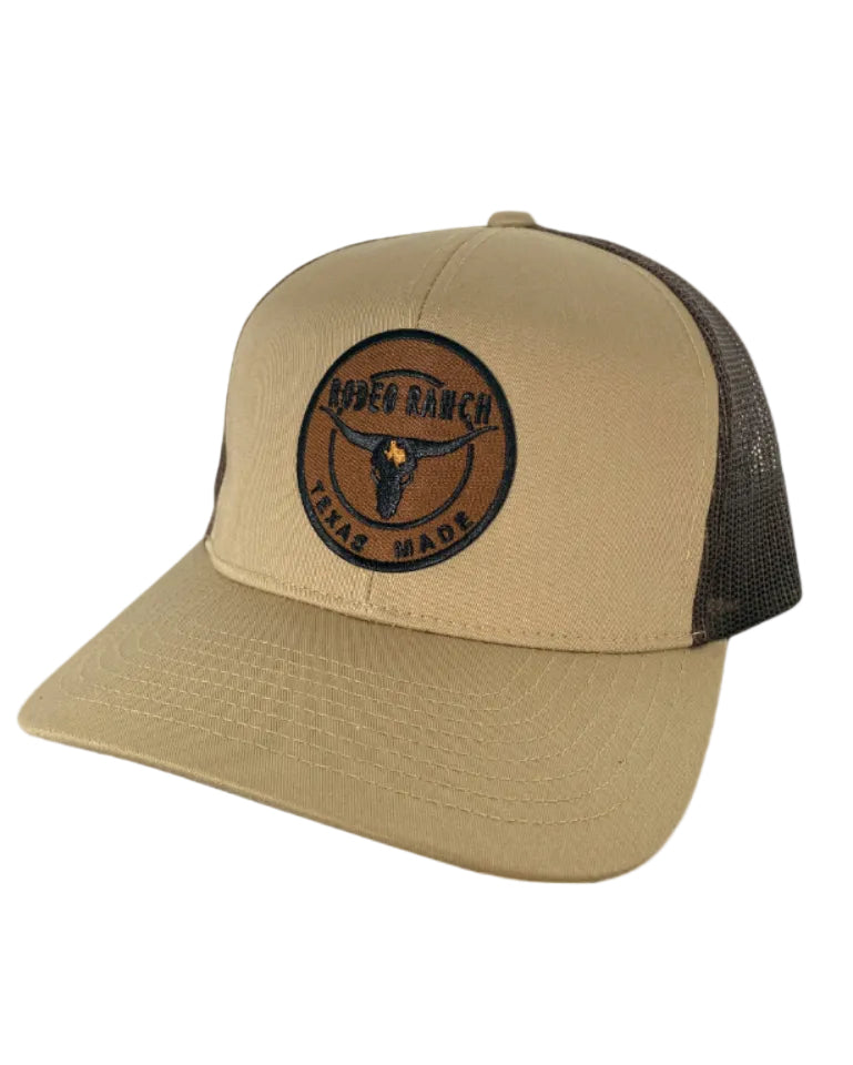 Rodeo Ranch Texas Made Hat - Khaki and Brown