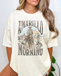 Vintage Amarillo By Morning Shirt, Cowboy Nashville Shirt