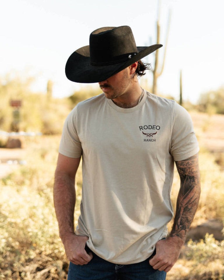 Rodeo Ranch Heritage Bull Mark T-Shirt – Tan